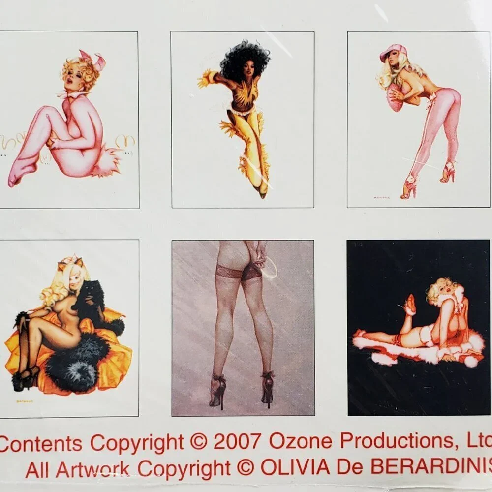 Olivia De Berardinis Calendar 2008 Pinup Art Light Shelf Age Sealed
